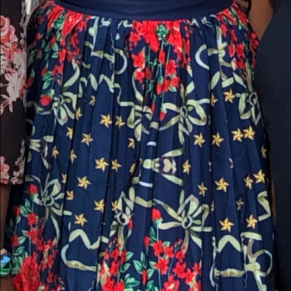 Runway High Fashion Floral Designer Dress SZ S - Picture 6 of 6